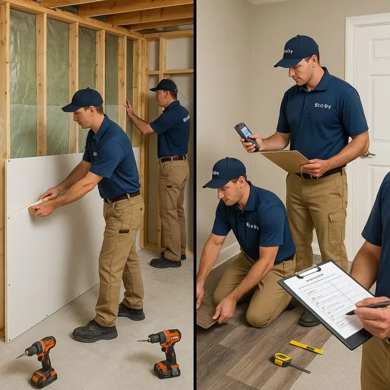 Repairs and Reconstruction process in Singac, NJ